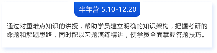 全日制封闭式考研全年集训营培训班哪个好